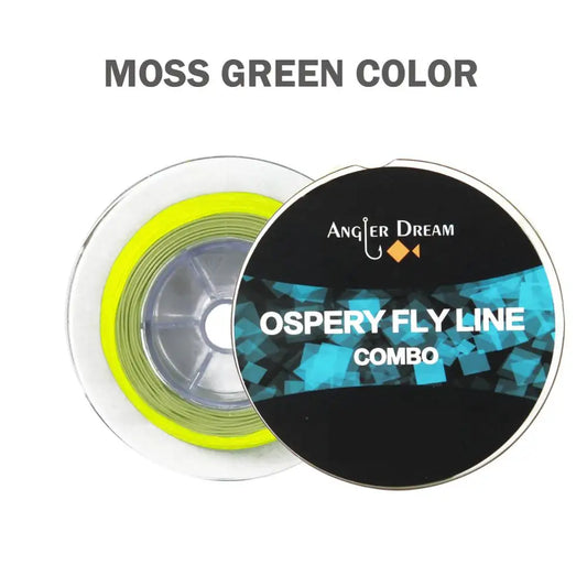 Moss Green Color Fly Fishing Line 3/5/8 WT