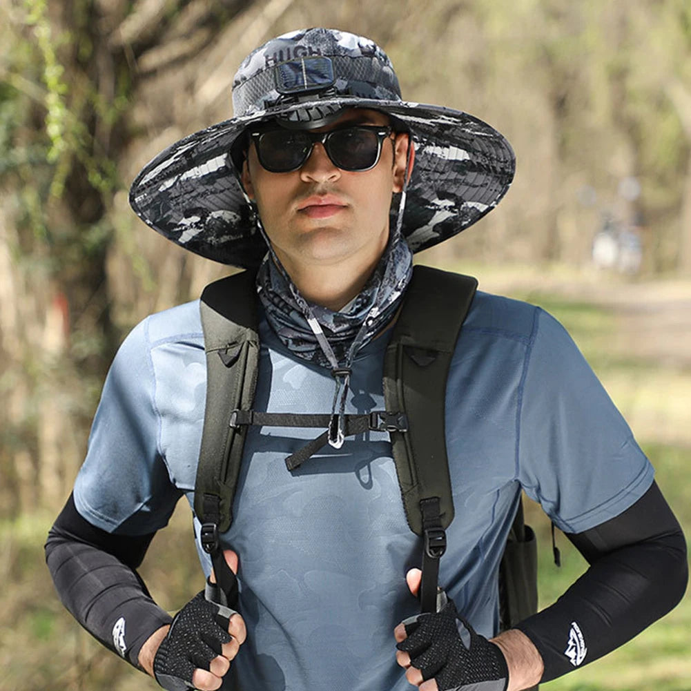 Fisherman Cowboy hat with solar protection